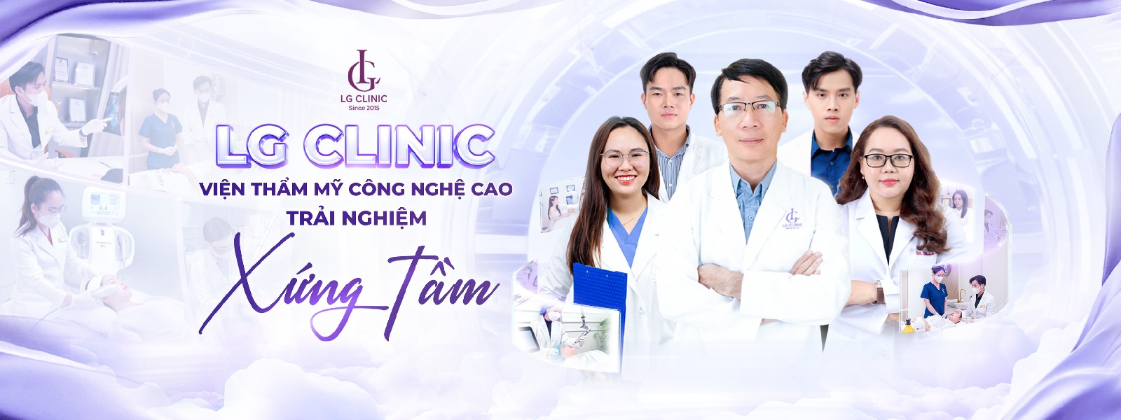 banner trang chủ công nghệ cao lg clinic