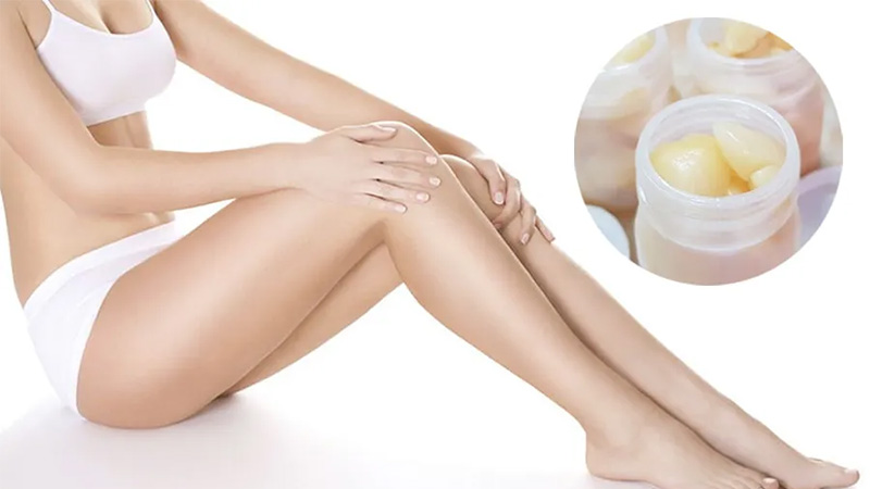 hiệu quả của mỡ trăn khi tẩy lông chân