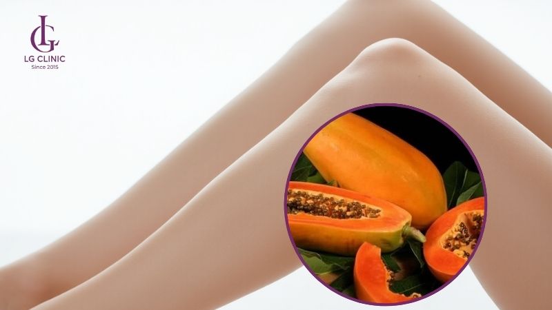 cách triệt lông chân vĩnh viễn tại nhà cho nữ bằng đu đủ