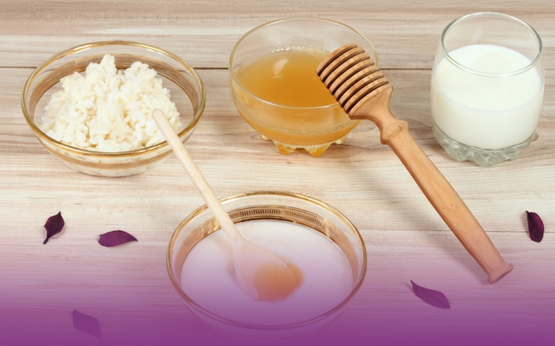 Tẩy lông chân bằng mật ong và bột mì