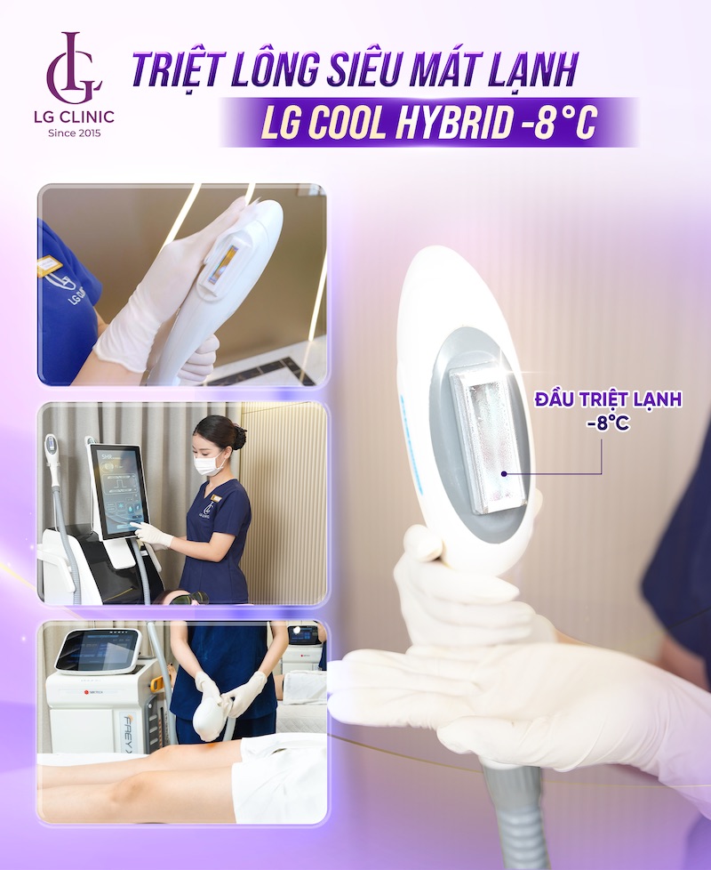 triệt lông chân tại lg clinic