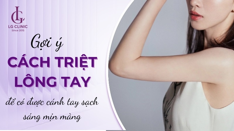triệt lông tay tại nhà