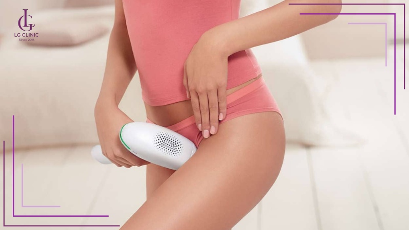 Luôn đặt đầu máy triệt áp sát da theo góc 90º