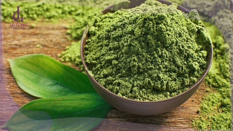 cách làm trắng da toàn thân bằng bột trà xanh
