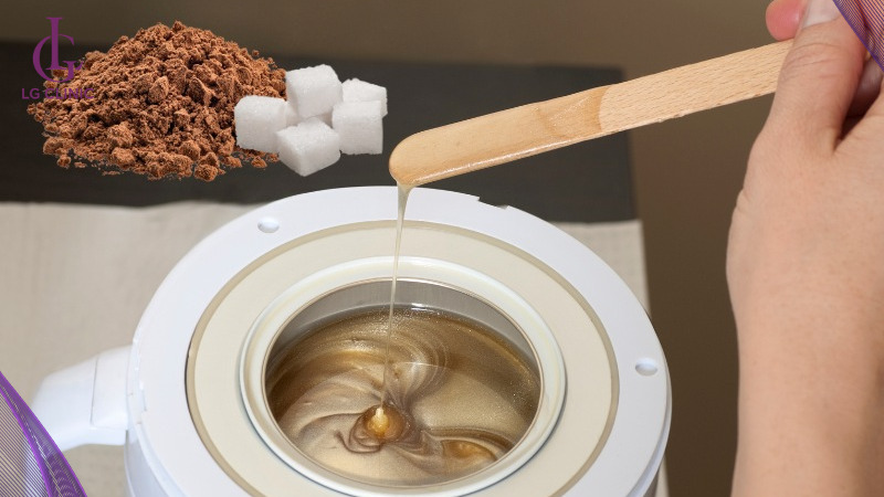 Hỗn hợp đường và bột cacao