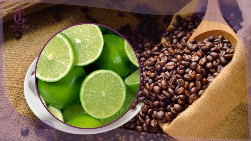 cách làm trắng da bằng chanh và cà phê