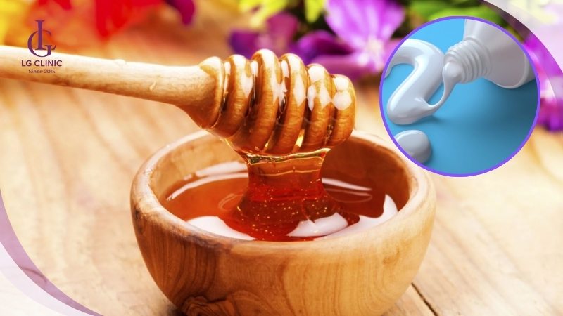 cách làm trắng da bằng mật ongvà kem đánh răng hiệu quả