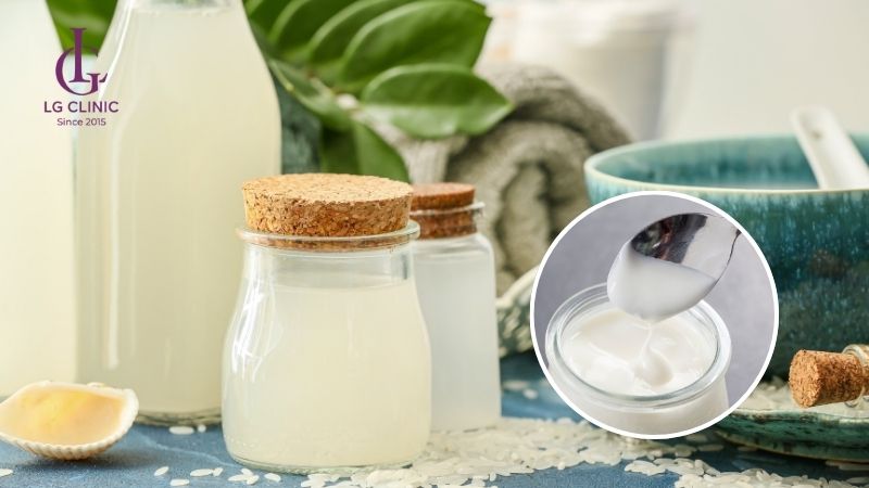 cách làm trắng da bằng nước vo gạo