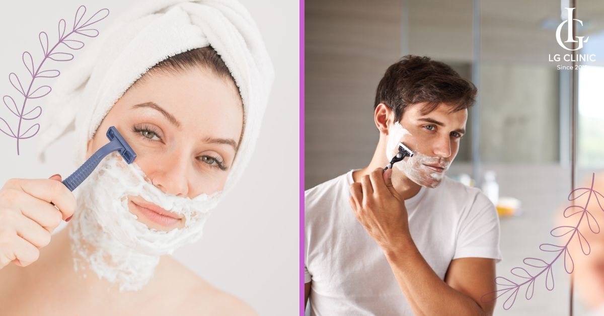 Cách triệt lông mặt tại nhà bằng dao cạo an toàn và tiết kiệm