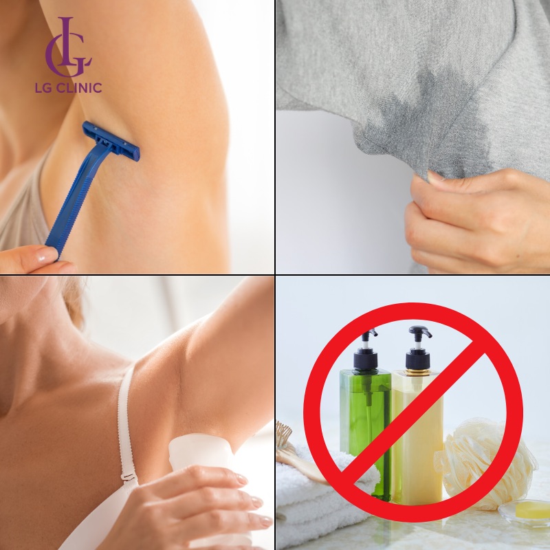 triệt lông nách có hết thâm không