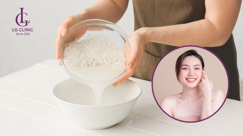 cách làm trắng da bằng nước vo gạo