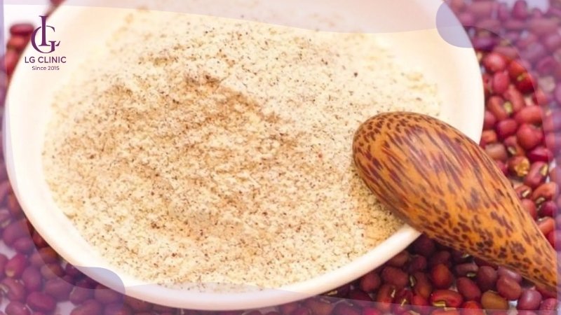 cách sử dụng bột đậu đỏ tắm trắng