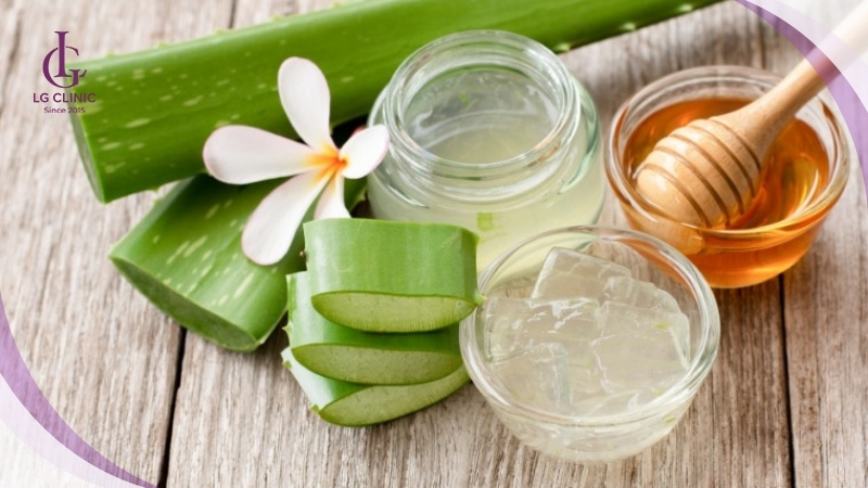 cách triệt lông nách bằng nha đam