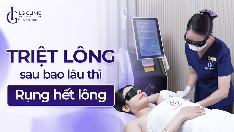 triệt lông sau bao lâu thì rụng