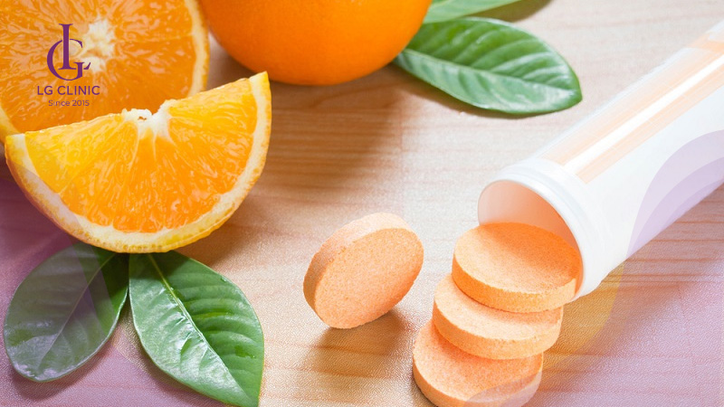 Uống vitamin C có trắng da không