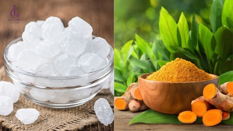 cách trị thâm nách bằng phèn chua và bột nghệ