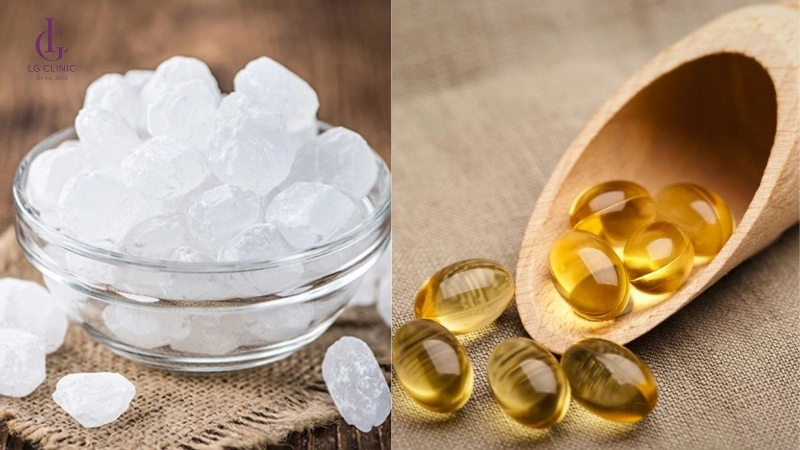 cách trị thâm nách bằng phèn chua và vitamin E