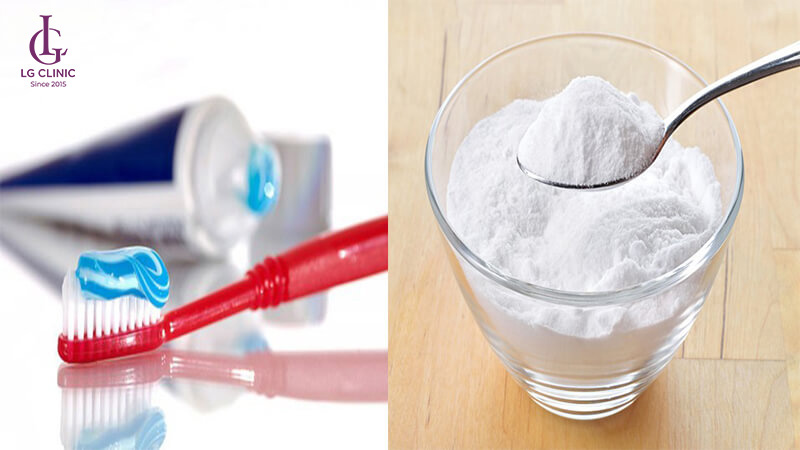 cách trị thâm đầu gối bằng kem đánh răng