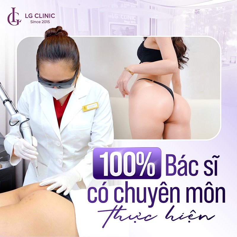 trị thâm mông