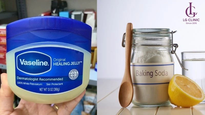 trị thâm nách bằng baking soda và vaseline