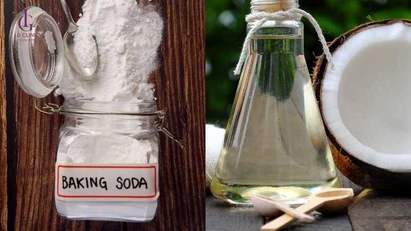 trị thâm nách bằng baking soda và dầu dừa