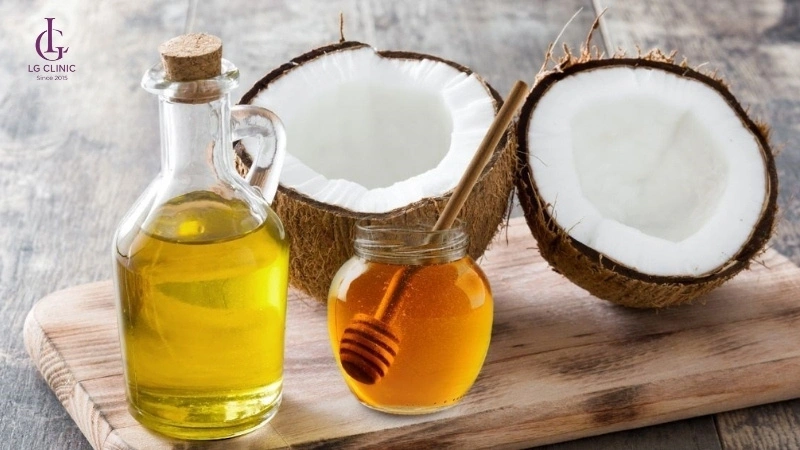 trị thâm nách bằng dầu dừa và mật ong