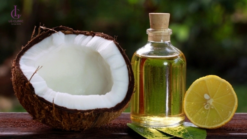 cách trị thâm vùng kín bằng dầu dừa