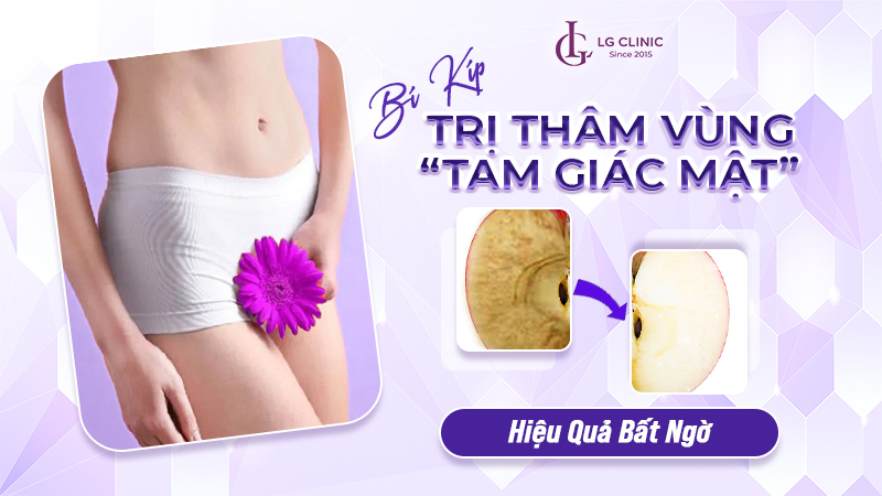 trị thâm vùng kín tại nhà