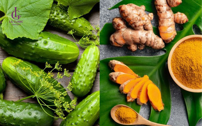 Cách đắp dưa leo trị thâm mắt và nghệ