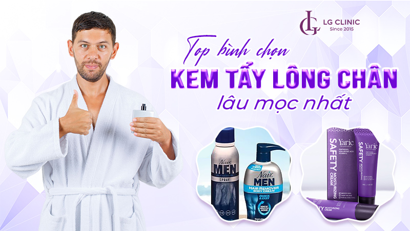 Kem tẩy lông chân cho nam