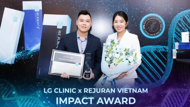 LG Clinic nhận giải Rejuran Vietnam Impact Award