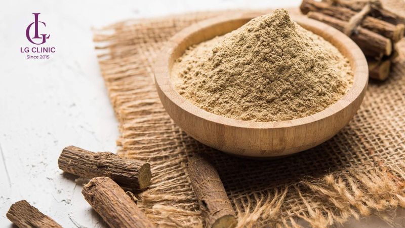 bột cam thảo có làm trắng da không
