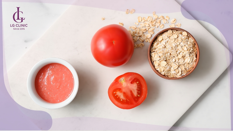 cách làm trắng da với cà chua