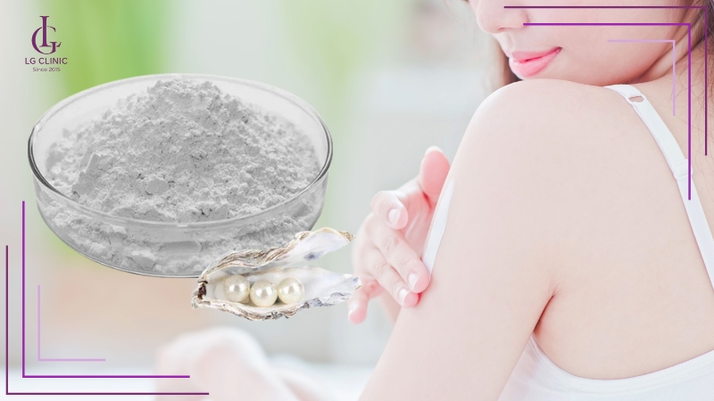 Dùng bột ngọc trai để tắm trắng