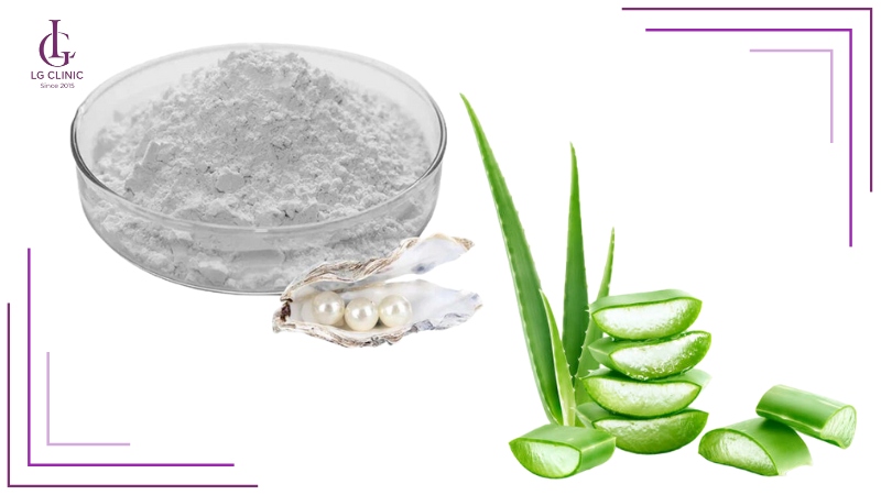 Bột ngọc trai và nha đam