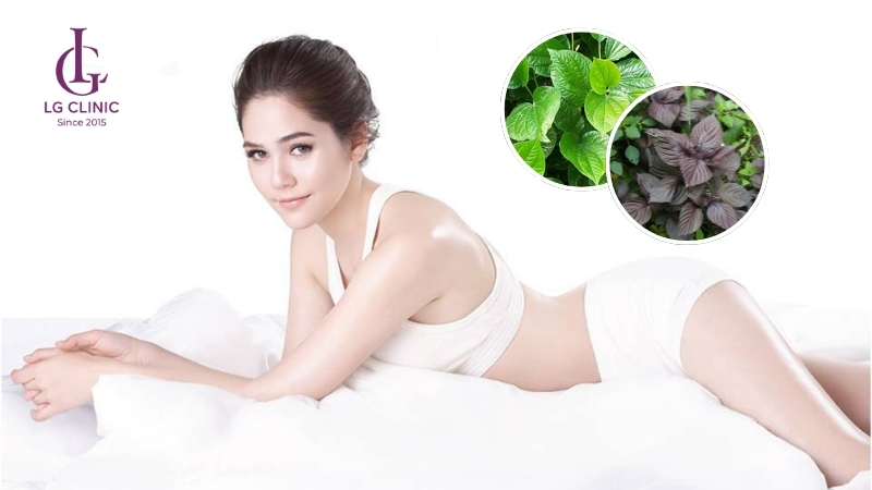 Tắm trắng bằng lá cây tự nhiên