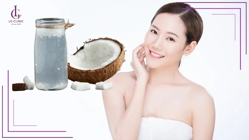Tắm trắng bằng nước dừa