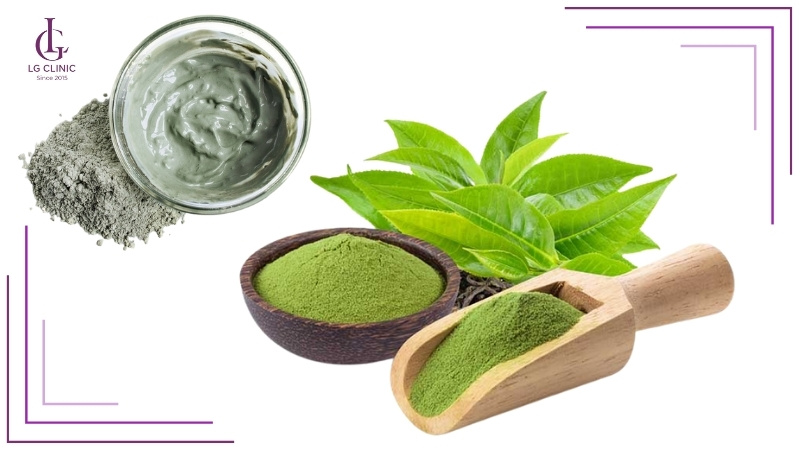 cách tắm trắng bằng trà xanh và bùn khoáng