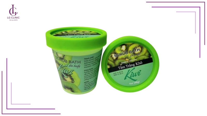 Tắm trắng khô kiwi