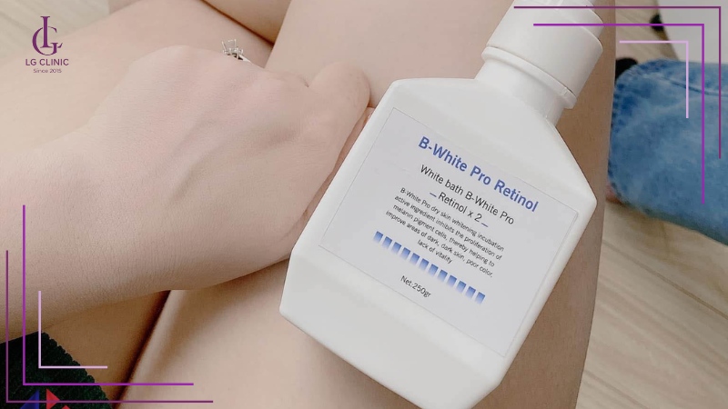Tắm trắng khô B-White Pro Retinol