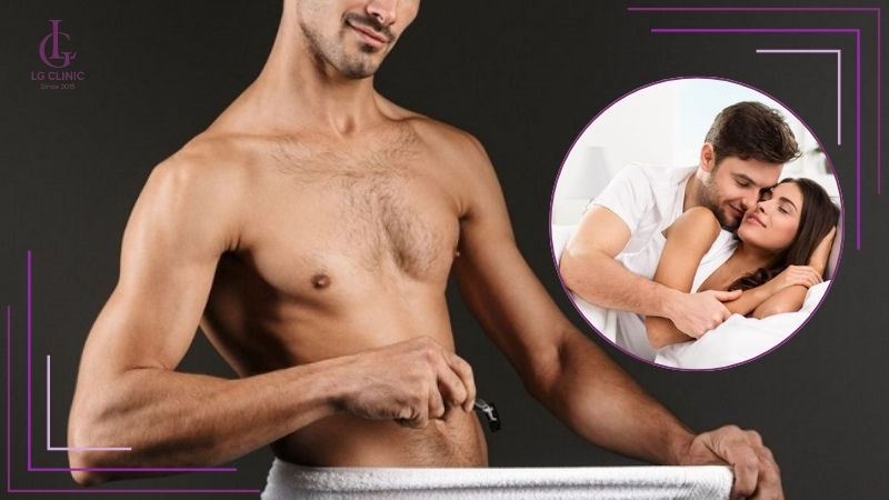 Cắt tỉa lông vùng kín nam giới tăng sự hấp dẫn trong mắt bạn tình