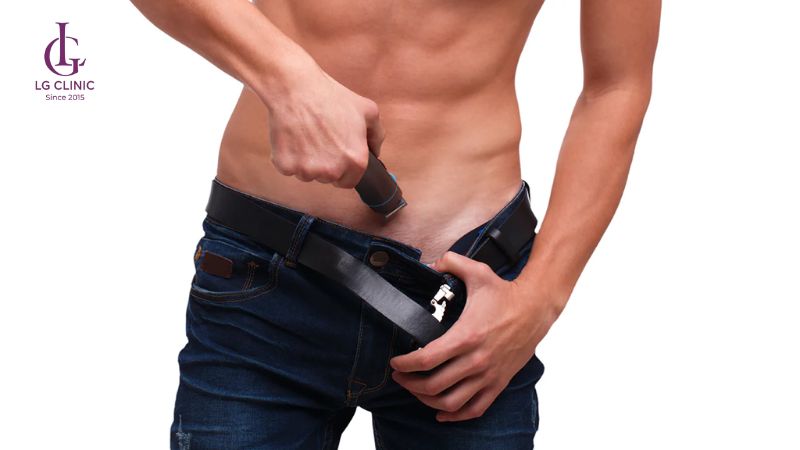 cách cắt tỉa lông vùng kín nam bằng tông đơ
