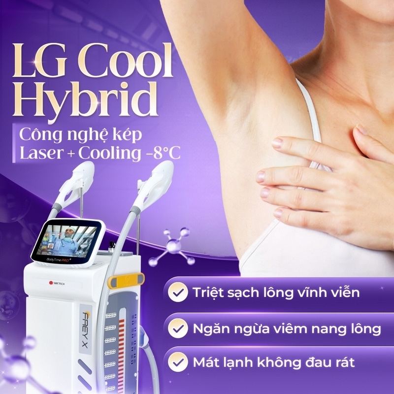triệt lông lg cool hybrid