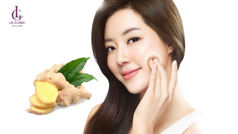 trị thâm mụn bằng gừng