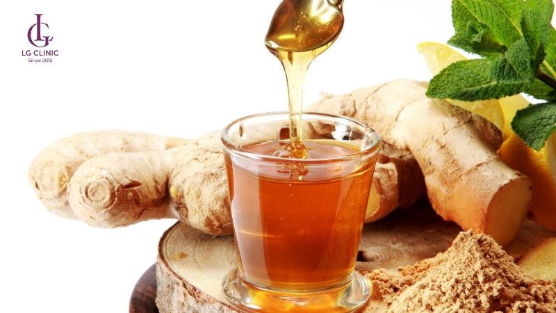 trị thâm mụn bằng gừng