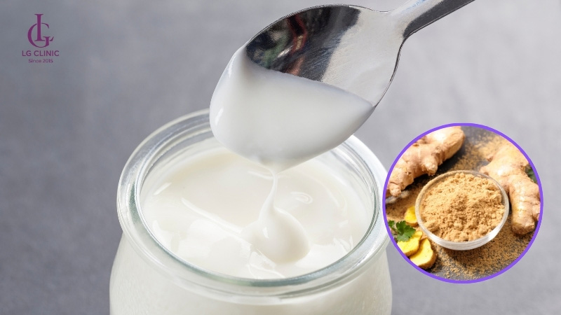 trị thâm mụn bằng gừng