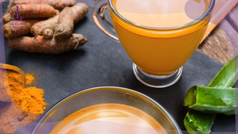 cách làm mặt nạ trắng da bằng nha đam và nghệ