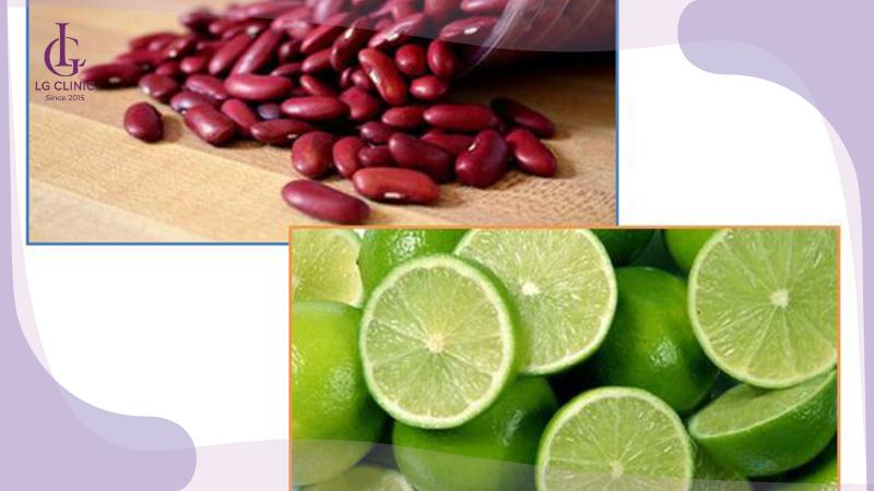cách tắm trắng bằng bột đậu đỏ và chanh