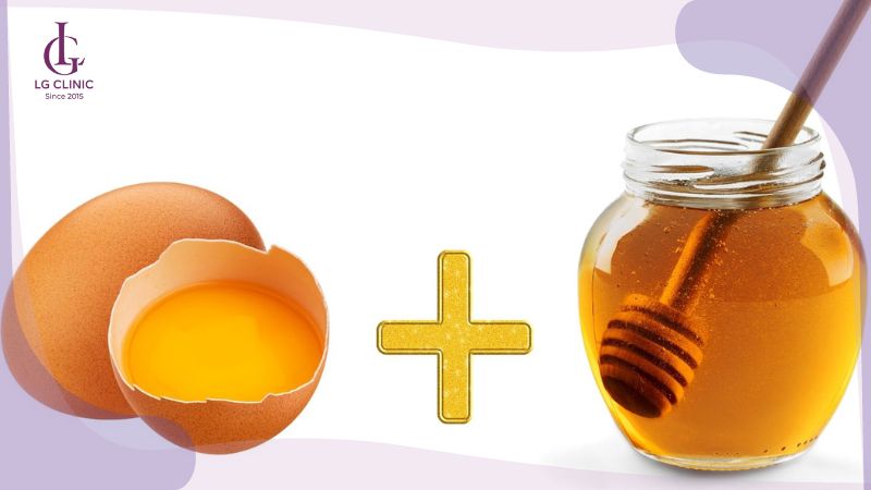 cách làm trắng da bằng mật ong và trứng gà