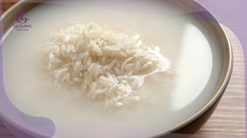 làm trắng da body sau sinh bằng nước vo gạo